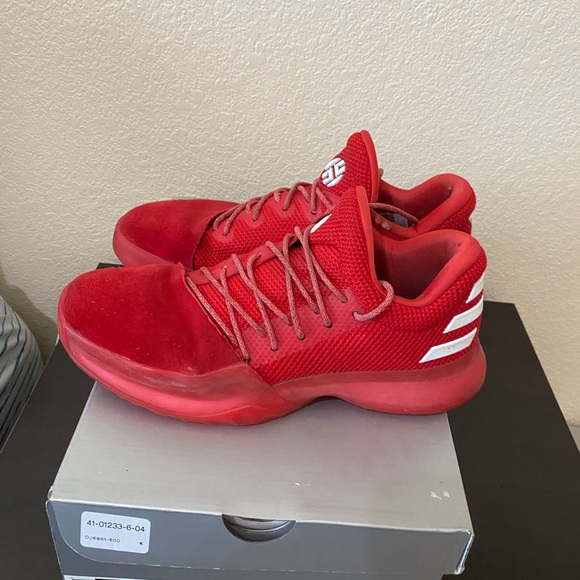 james harden shoes red